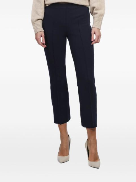 seam-detail trousers