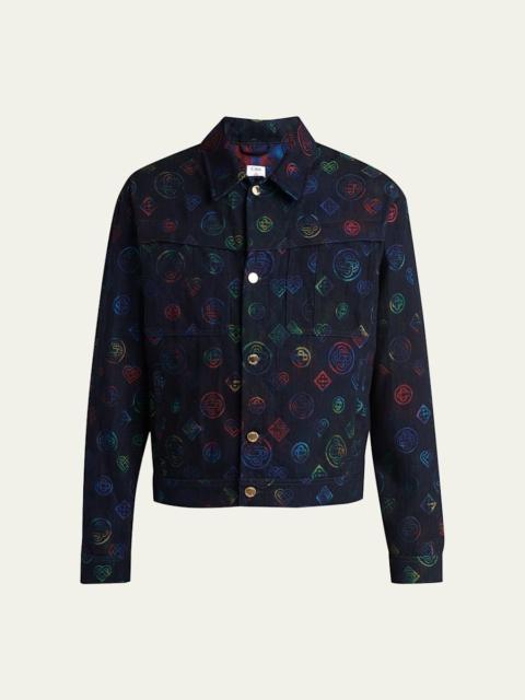Men's Heat Map Denim Jacket