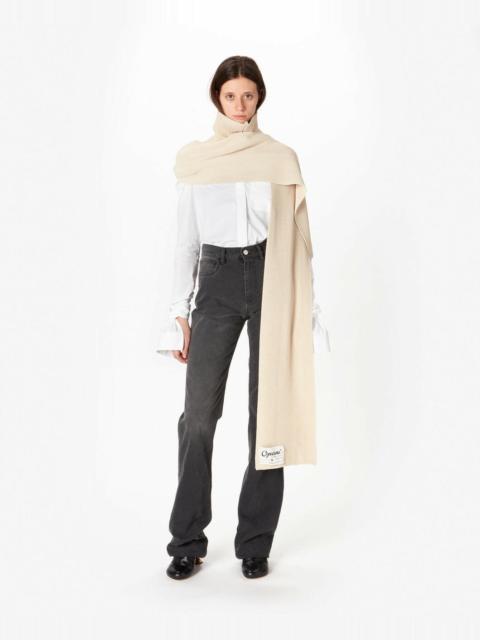 KNITTED COLLAR SCARF