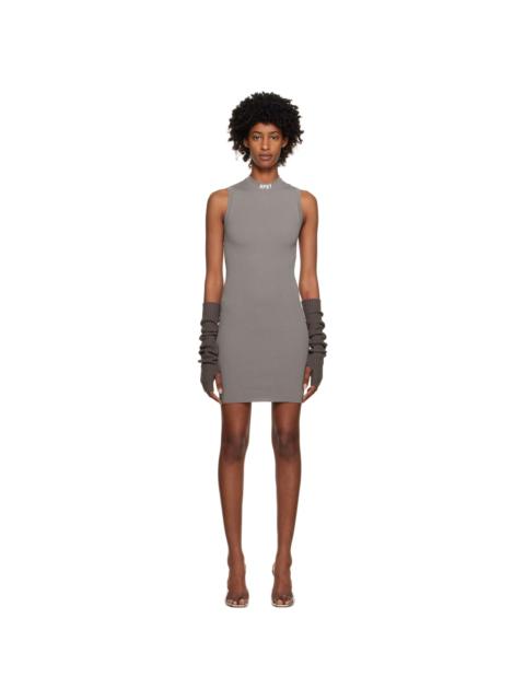 Gray 'HPNY' Minidress