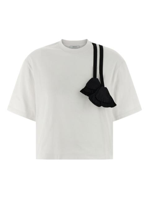 pleated-tassel T-shirt