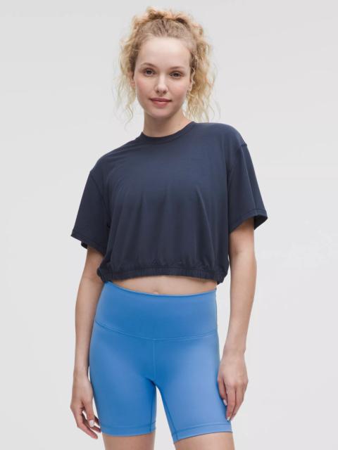 Jersey Training Elastic-Hem Short-Sleeve Shirt