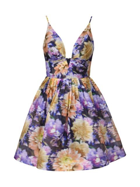 LUNA V NECK MINI DRESS