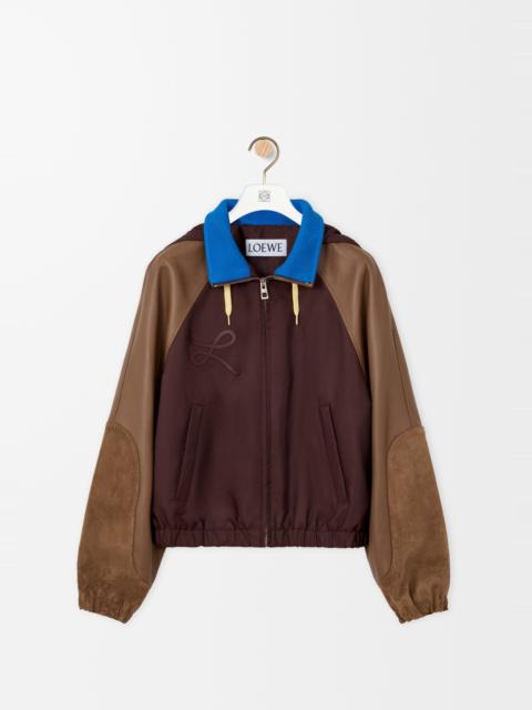 Bomber jacket in technical fabric