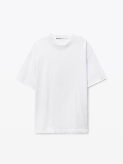 White Cotton Logo T-Shirt