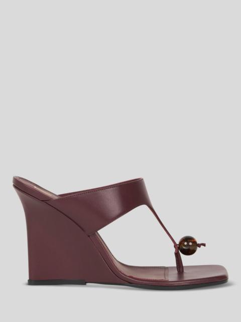 THONG SANDALS WITH WEDGE