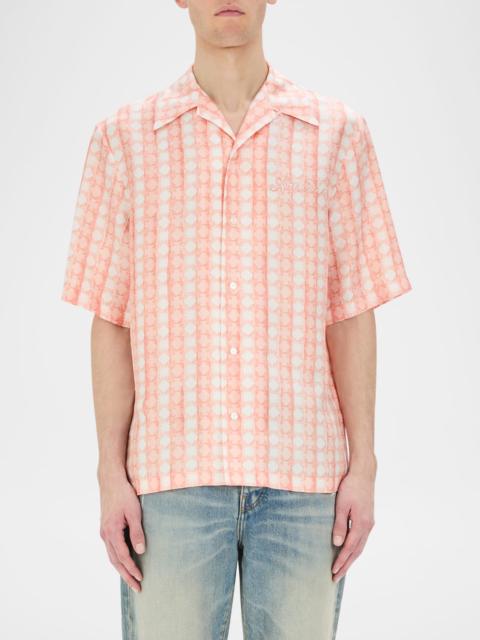 Men's Silk MA Quad Bowling Shirt