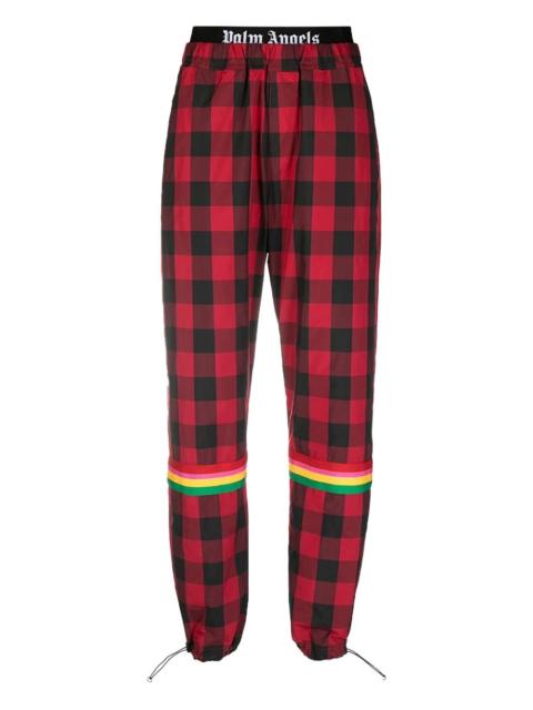 buffalo-check "Red" track pants
