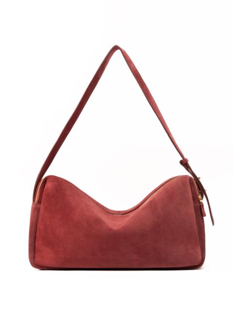 Trousse Large Suede Burgundy