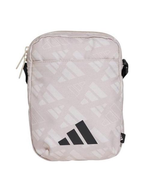adidas Linear Printed Organizer 'Beige Orbit Grey Black' JG5871