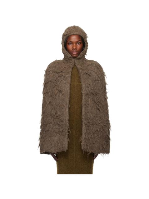 Brown Porterville Cape Jacket