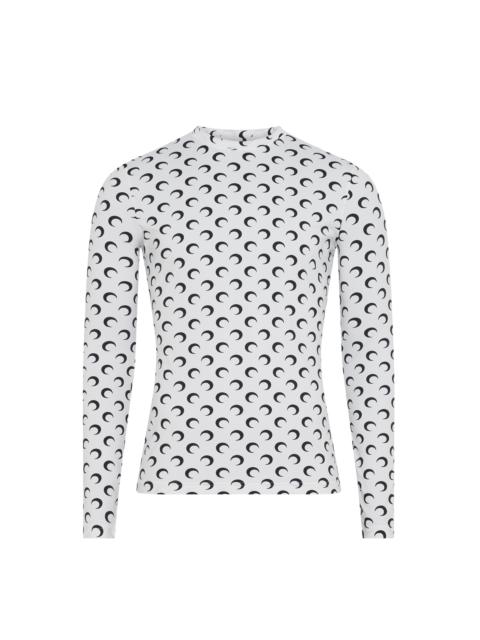 Regenerated All Over Moon Jersey Second Skin Top