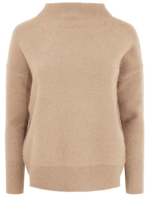 funnel-neck cashmere jumper