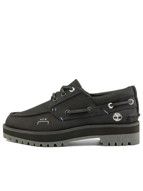 (WMNS) Timberland x A-COLD-WALL 3 Eye Lug Boat Shoe 'Black' A66XFW
