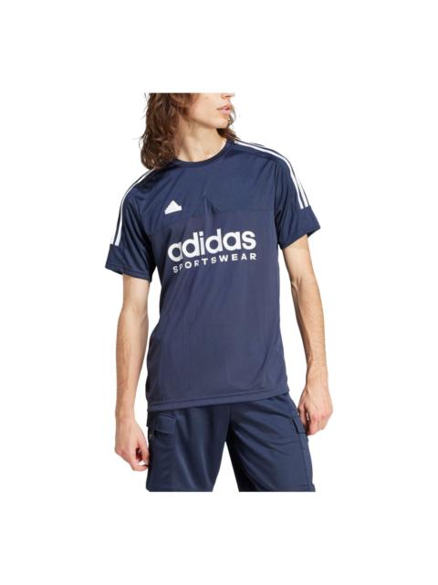 adidas Tiro T-Shirt 'Navy White' IS1501