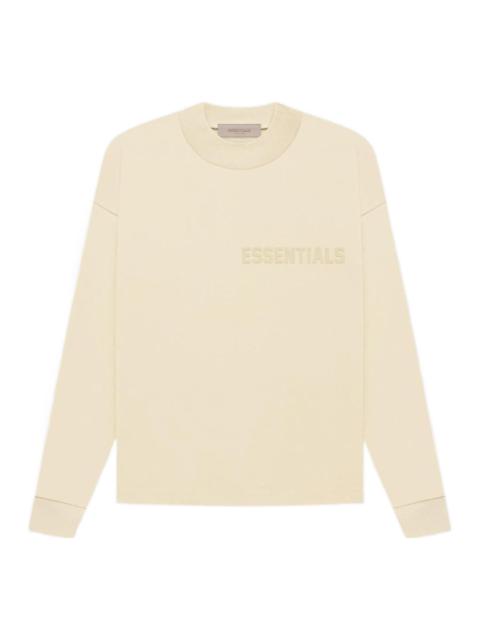 Fear of God Essentials FW22 Long Sleeve Tee Egg Shell FOG-FW22-258