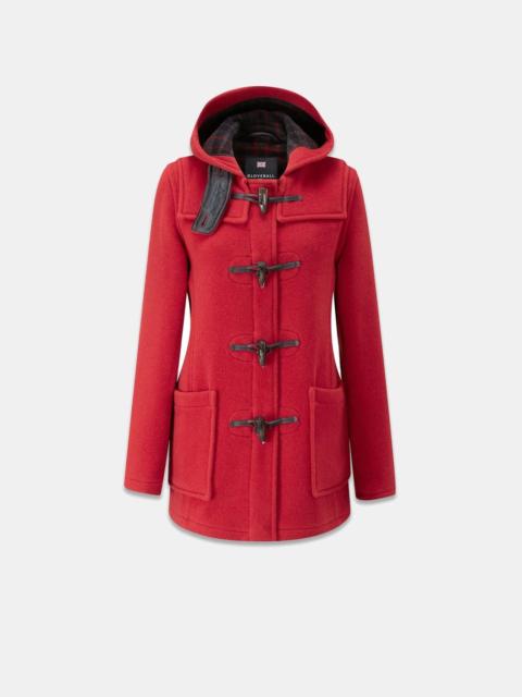 Women's Short Slim Fit Freda Duffle Coat FC Red