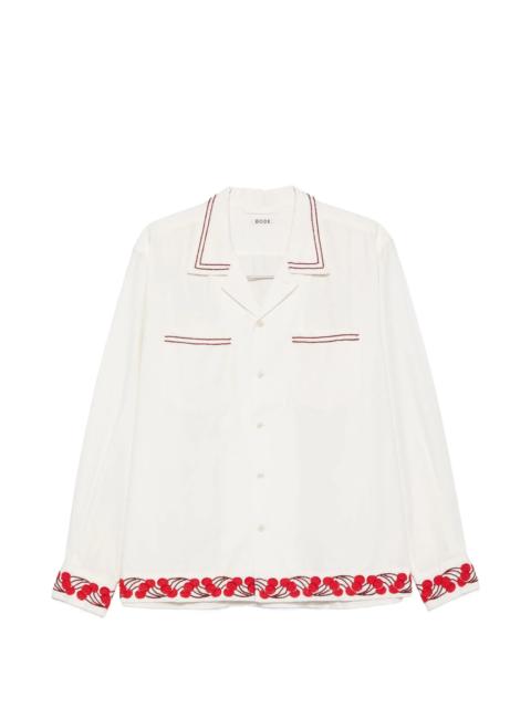 Bode Cherry Lane Beaded Shirt