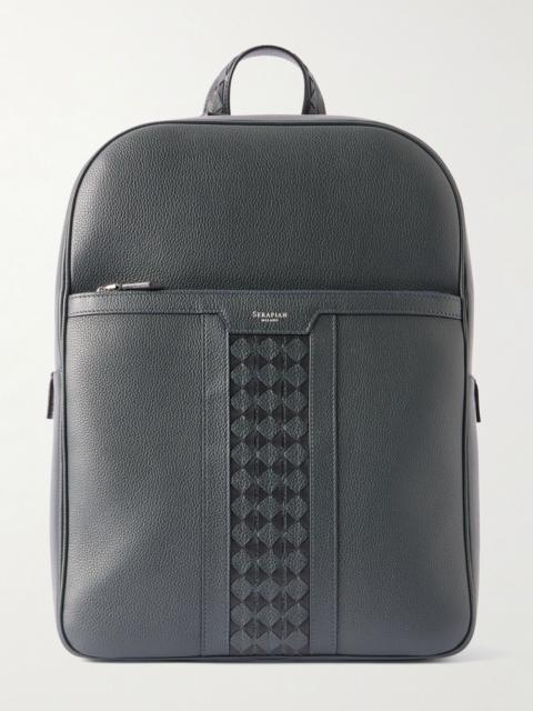 Full-Grain Leather Backpack Black