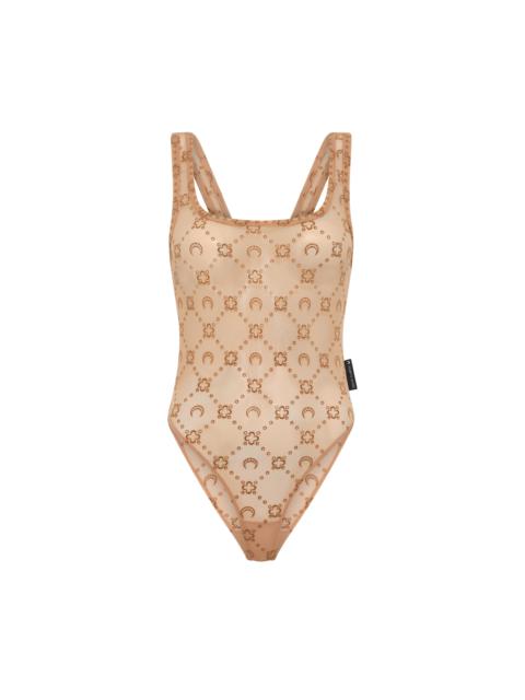 Recycled Mesh Flock Bodysuit