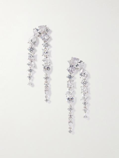 Corus Recycled Silver Cubic Zirconia Earrings