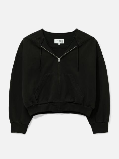 ZIPPED SWEATSHIRT