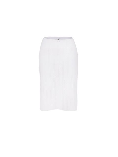 The Slip Skirt White