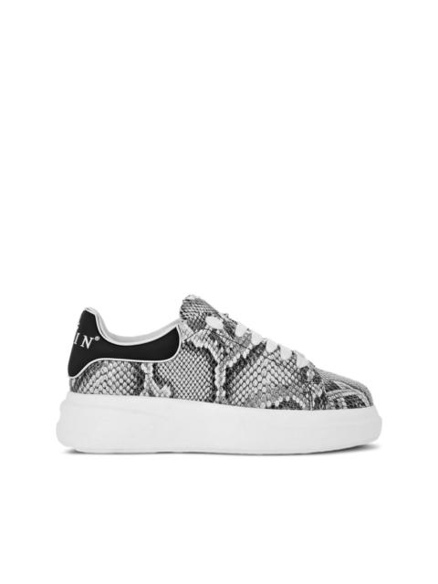 Roccia python-print low-top sneakers