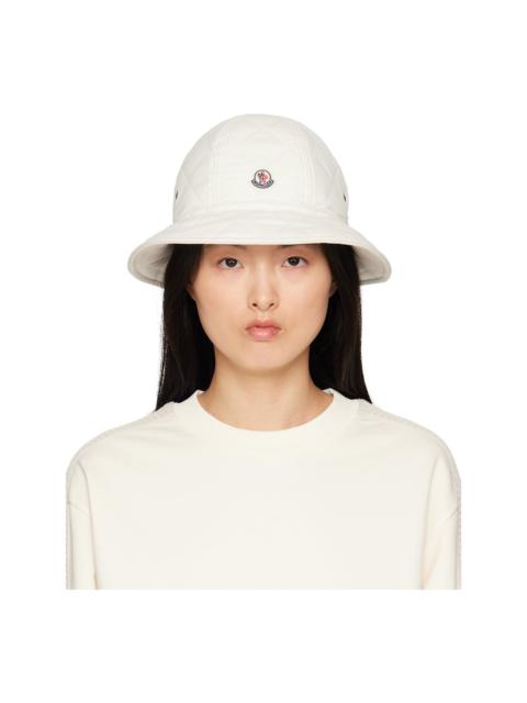 Off-White Quilted Bucket Hat