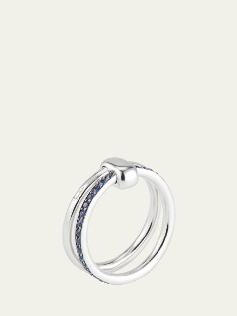 Iconica 18k White Gold Sapphire Ring