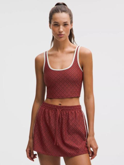 Textured Mesh Tennis Tank Top *Medium Support, B/C Cup