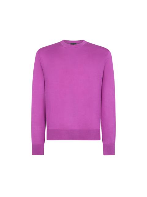 FLUID SILK CREW NECK