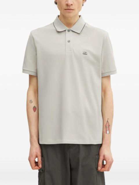 logo-embroidered polo shirt