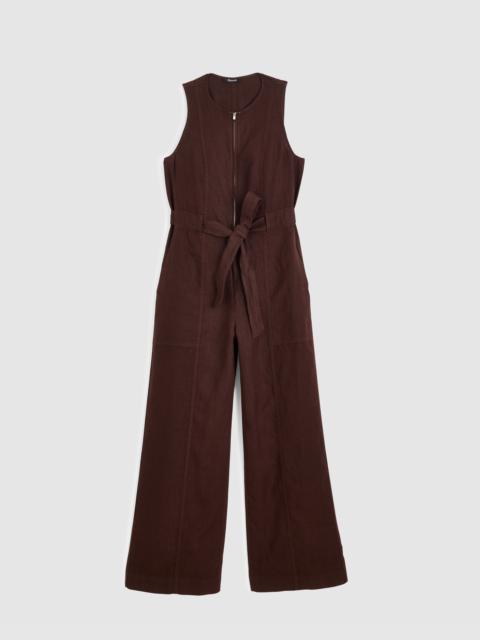 Utility Coverall Straight-Leg Jumpsuit