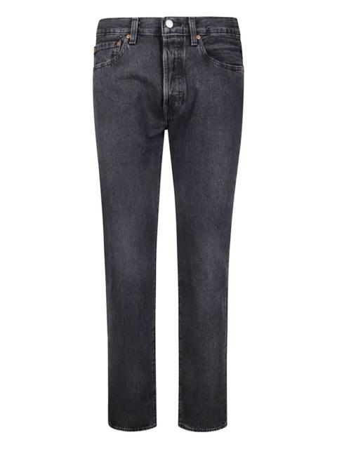 501 buttoned straight-leg jeans