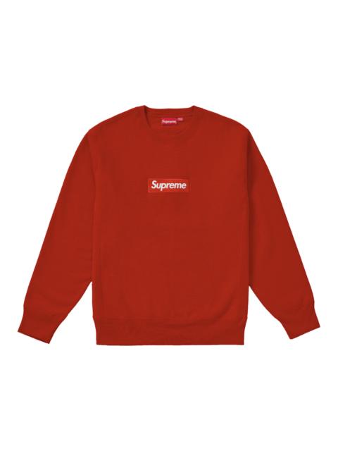 Supreme Box Logo Crewneck (FW18) Rust