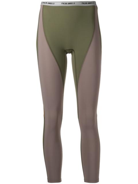 colour-block panelled leggings