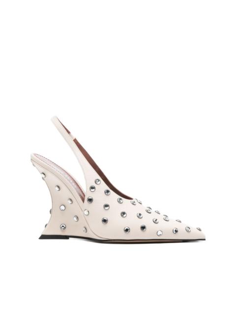 Nina crystal slingback