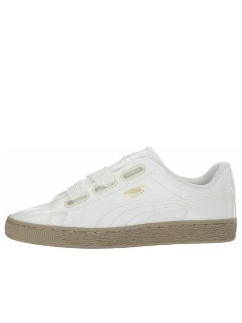 (WMNS) PUMA Basket Heart Marshmallow White 363073-06