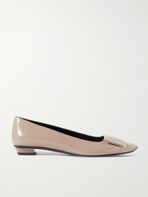 Belle Vivier Patent-leather Ballet Flats