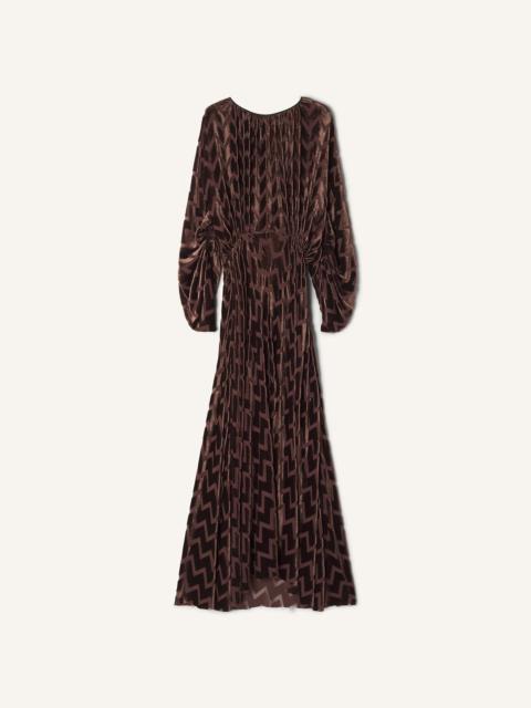 FITTED WAIST MIDI DRESS