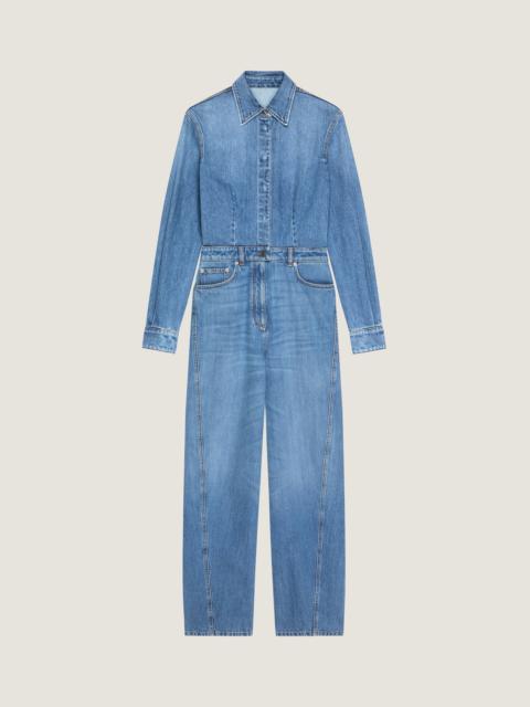 JUMPSUIT IN WASHED DENIM