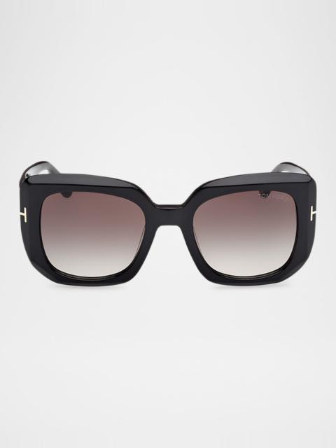 Carla-02 Acetate Square Sunglasses