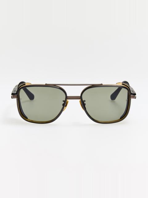 Boyd Explorer Sunglasses in Matt Nickel and 22K Gold