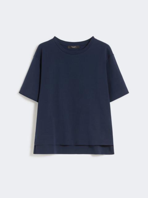 Jersey boxy T-shirt - NAVY