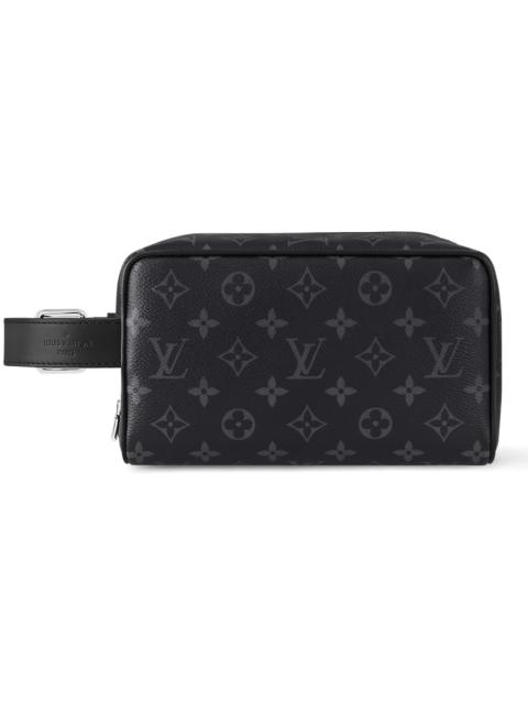 Louis Vuitton Locker Dopp Kit Monogram Eclipse Canvas