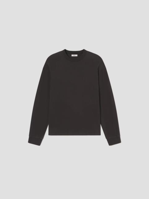 ASHA LONG SLEEVE MOCK NECK TEE IN CAVE