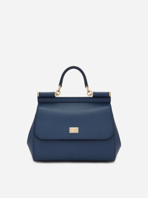 Medium Sicily bag in Dauphine calfskin
