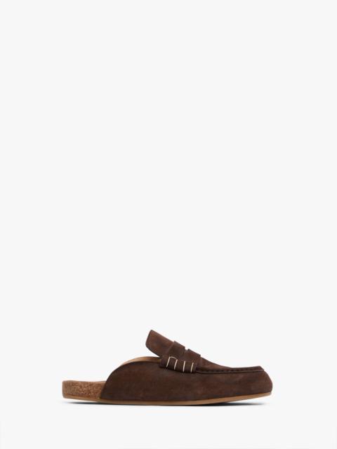 STITCH LOAFER - SUEDE MULES