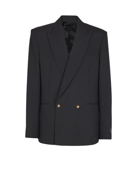 Wool 2-buttons blazer